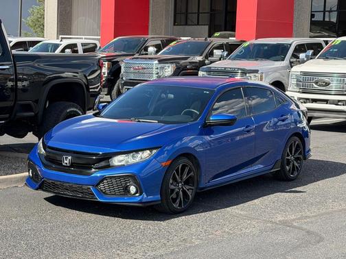 Aegean Blue Metallic 2018 Honda Civic Sport