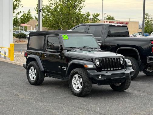 Black Clearcoat 2020 Jeep Wrangler Sport S