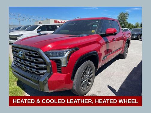 Supersonic Red 2023 Toyota Tundra Hybrid Platinum