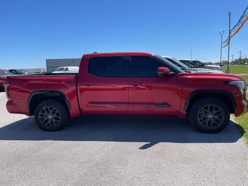 Supersonic Red 2023 Toyota Tundra Hybrid Platinum