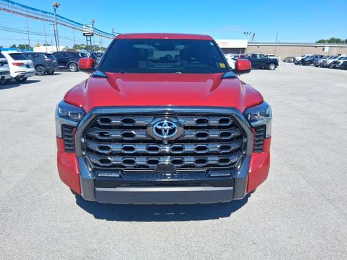 Supersonic Red 2023 Toyota Tundra Hybrid Platinum