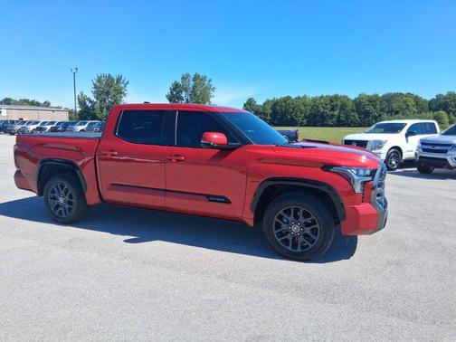 Supersonic Red 2023 Toyota Tundra Hybrid Platinum