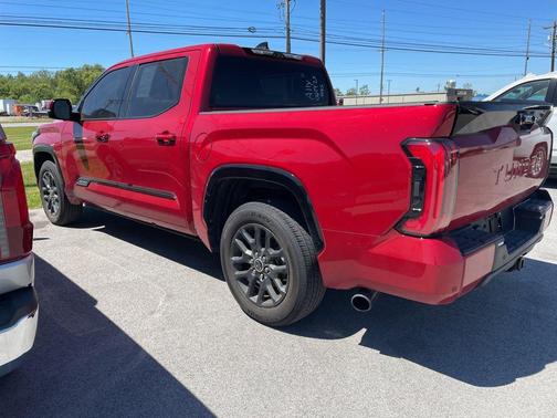 Supersonic Red 2023 Toyota Tundra Hybrid Platinum