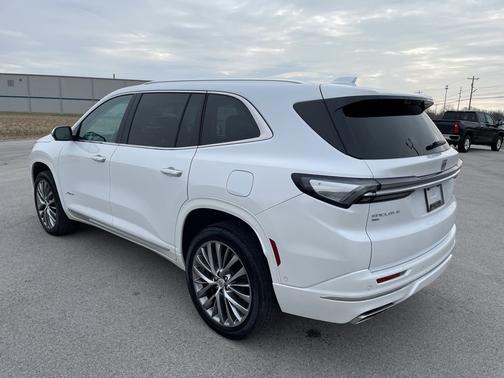 White Frost Tricoat 2025 Buick Enclave Avenir