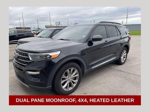 Agate Black Metallic 2021 Ford Explorer XLT