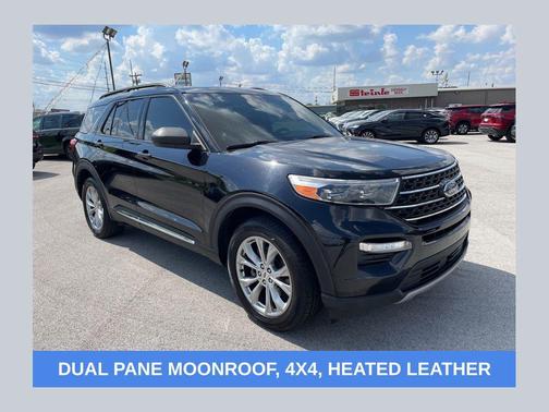 Agate Black Metallic 2021 Ford Explorer XLT