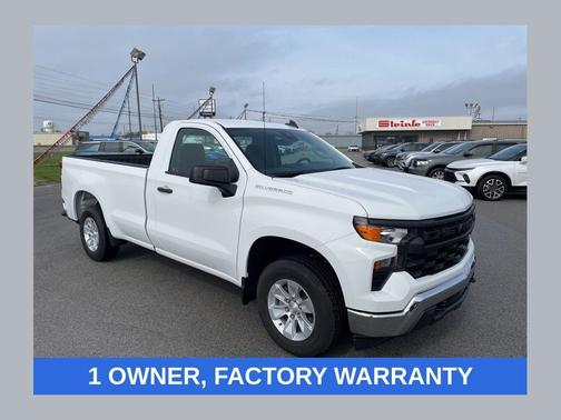 Summit White 2024 Chevrolet Silverado 1500 WT