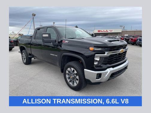 Black 2025 Chevrolet Silverado 2500 LT