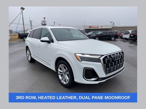 White 2025 Audi Q7 55 Premium Plus