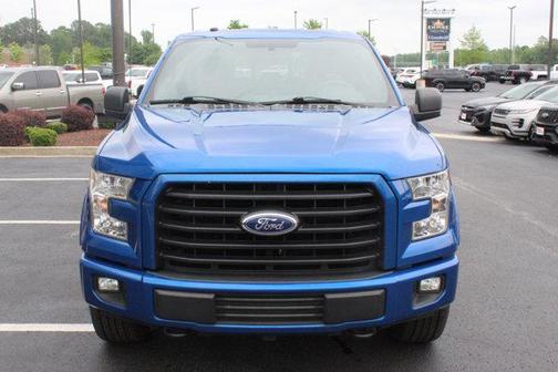 Blue 2017 Ford F-150