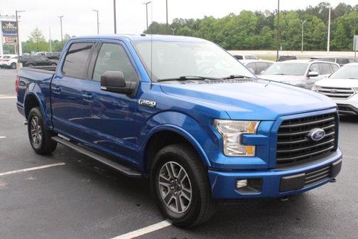 Blue 2017 Ford F-150