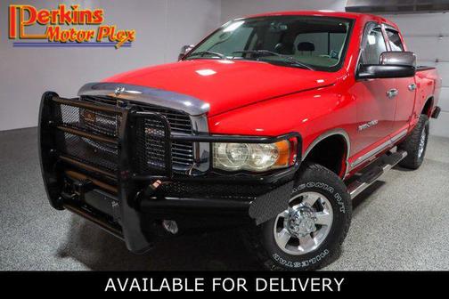 Red 2005 Dodge Ram 2500 SLT Quad Cab