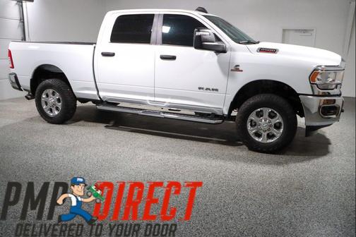 Bright White Clearcoat 2023 RAM 2500 Big Horn Crew Cab 4x4 6'4' Box