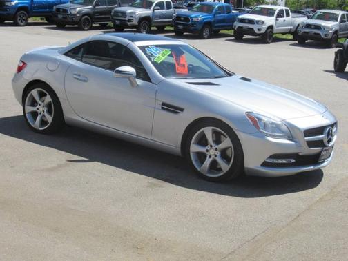 Silver 2014 Mercedes-Benz SLK-Class SLK350