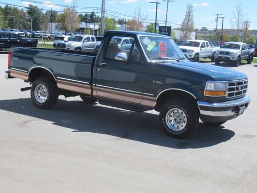 Blue 1995 Ford F-150 XL
