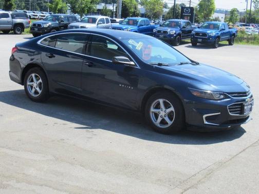 Blue 2018 Chevrolet Malibu 1LS