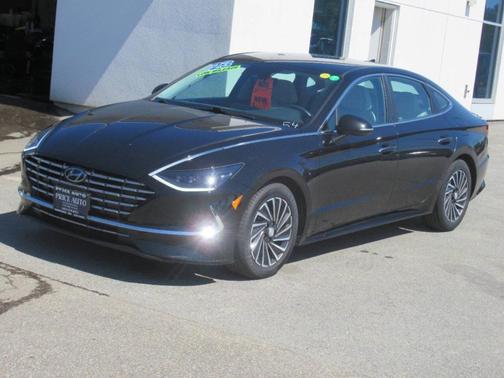 Black 2023 Hyundai SONATA Hybrid SEL
