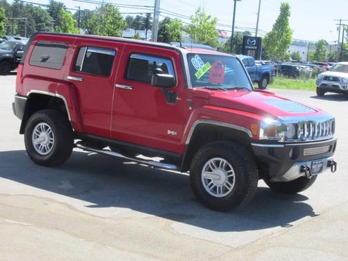 Red 2008 Hummer H3