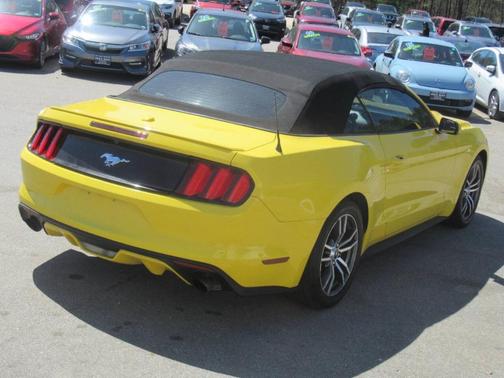 Yellow 2016 Ford Mustang EcoBoost Premium