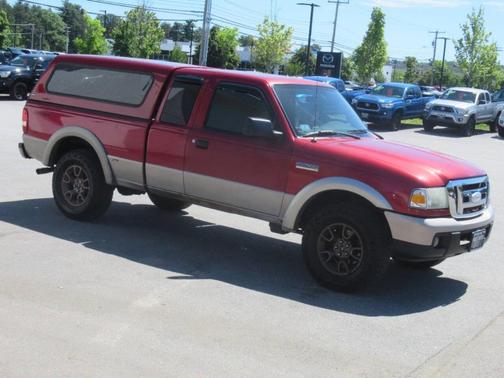 Red 2007 Ford Ranger XLT