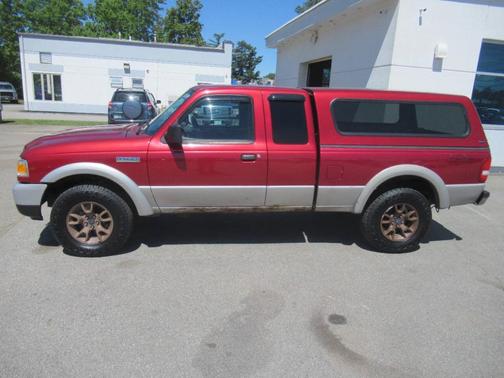 Red 2007 Ford Ranger XLT