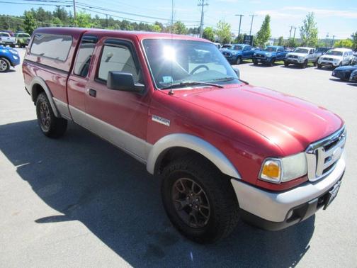 Red 2007 Ford Ranger XLT