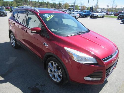 Red 2014 Ford Escape Titanium