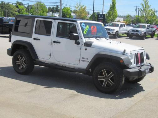 White 2017 Jeep Wrangler Unlimited Sport