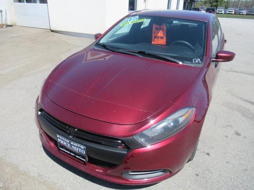 Red 2015 Dodge Dart SE