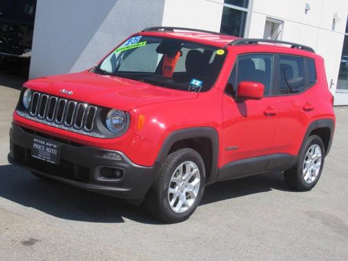Red 2015 Jeep Renegade Latitude