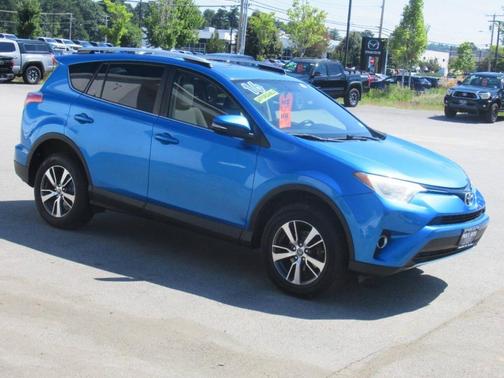 Blue 2016 Toyota RAV4 XLE