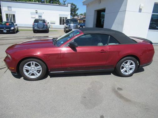 Red 2010 Ford Mustang Premium