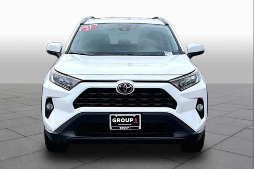 Super White 2021 Toyota RAV4 XLE