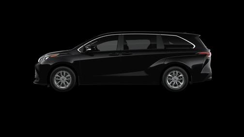 Midnight Black Metallic 2026 Toyota Sienna LE