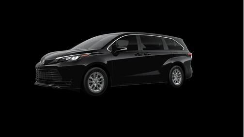 Midnight Black Metallic 2026 Toyota Sienna LE