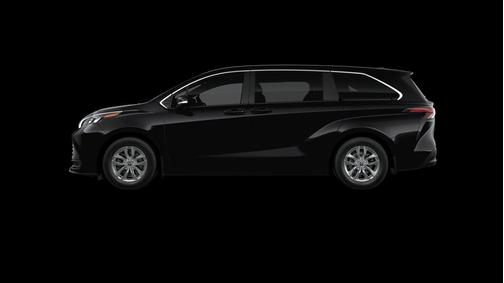 Midnight Black Metallic 2026 Toyota Sienna LE
