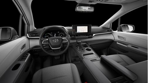 Midnight Black Metallic 2026 Toyota Sienna LE