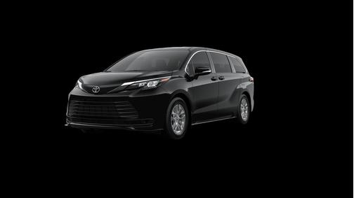 Midnight Black Metallic 2026 Toyota Sienna LE