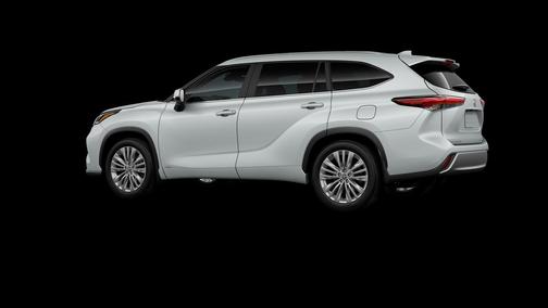 White 2026 Toyota Highlander Hybrid Platinum