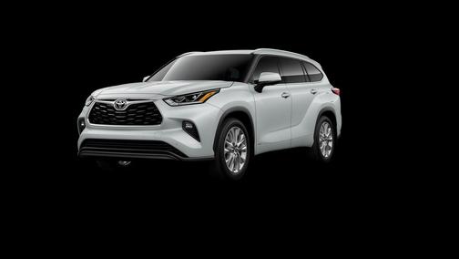 White 2026 Toyota Highlander Hybrid Limited
