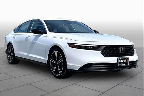 Platinum White Pearl 2024 Honda Accord Hybrid Sport