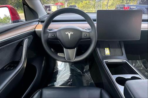 Red Multi-Coat 2023 Tesla Model Y Long Range Dual Motor All-Wheel Drive