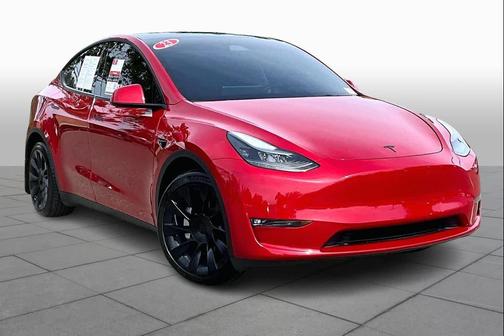 Red Multi-Coat 2023 Tesla Model Y Long Range Dual Motor All-Wheel Drive