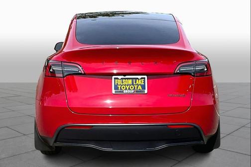 Red Multi-Coat 2023 Tesla Model Y Long Range Dual Motor All-Wheel Drive