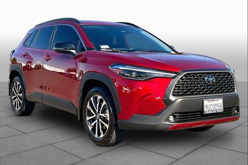 Soul Red Crystal 2025 Toyota Corolla Cross XLE