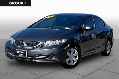 Polished Metal Metallic 2013 Honda Civic LX