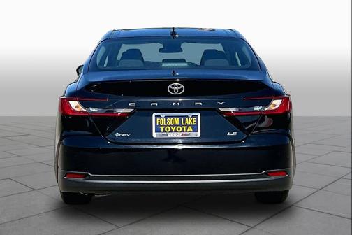 Midnight Black Metallic 2025 Toyota Camry LE