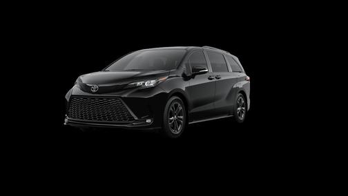 Black 2026 Toyota Sienna XSE 7 Passenger