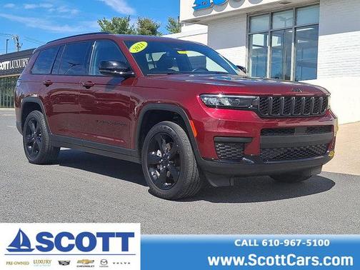 Velvet Red Pearlcoat 2021 Jeep Grand Cherokee L Laredo