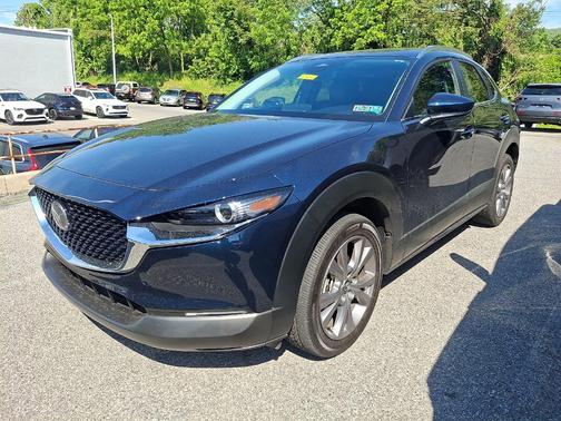 Deep Crystal Blue Mica 2025 Mazda CX-30 2.5 S Preferred Package